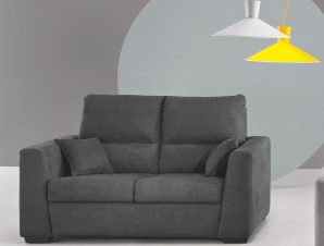 Καναπές Διθέσιος Lounge DIV.LOUNGE2PAN 153x95x97cm Anthracite Ikone Casa