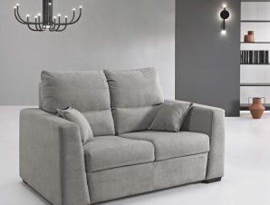 Καναπές Διθέσιος Lounge DIV.LOUNGE2PGR 153x95x97cm Light Grey Ikone Casa