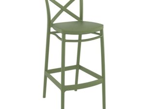 Σκαμπό Cross 20.0609 45Χ52Χ106cm Olive Green Siesta